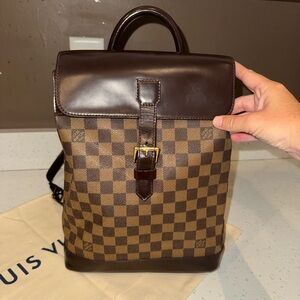 Damier Ebene Soho Backpack